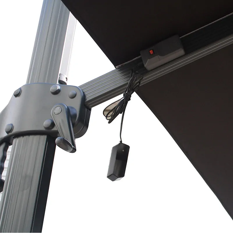 MYB-004-F Solar Mid-Roman Light Bar Umbrella - Image 5